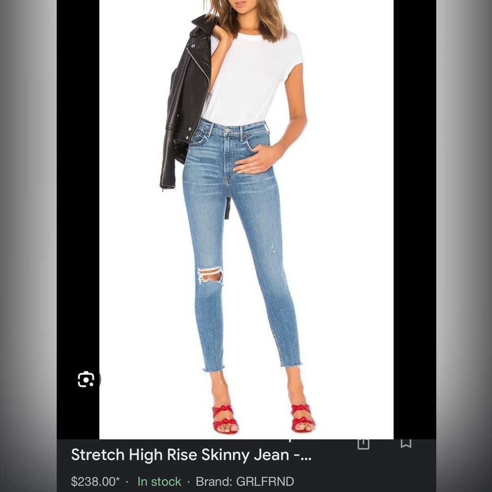GRLFRND DENIM the Kendall high rise denim jeans